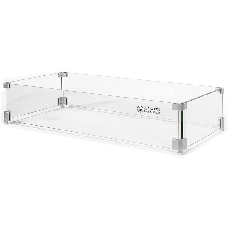 Outdoor Heating & Cooling Outdoor Gas Round Glass Shield 1/4Inch Thick